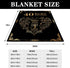 Golden Wedding Anniversary Blanket A Perfect Gift for Your Parents